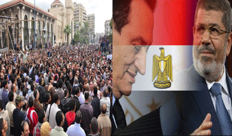 مسيرات تعم مختلف المناطق المصرية