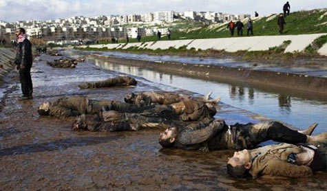 مجزرة جديدة تنفذها الجماعات الارهابية في بستان القصر بحلب 