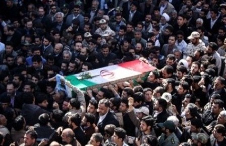 إيران تودع الشهيد المهندس "حسام خوش نويس"