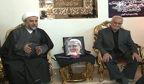 وفد من حزب الله قدم التعازي لعائلة الشهيد نويس بطهران