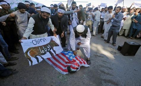 مظاهرة في أفغانستان لطرد القوات الأميركية من البلاد