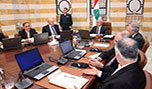 مجلس الوزراء التأم برئاسة سليمان الذي أكد أن مشروع الموازنة انجز وأصبح بين أيدينا