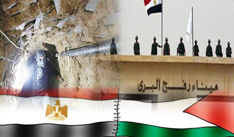 استكمال مشروع هدم أنفاق رفح