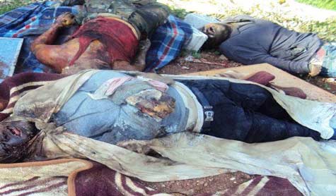 المجموعات المسلحة تنفذ مجزرتين في حلب وحمص 