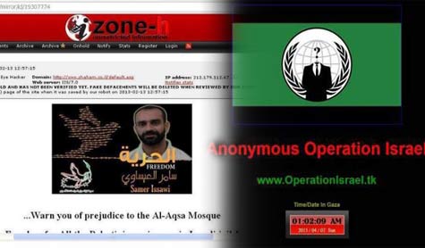 &rsquo;الهاكرز&rsquo; يهدد وجود &rsquo;اسرائيل&rsquo; على الانترنت