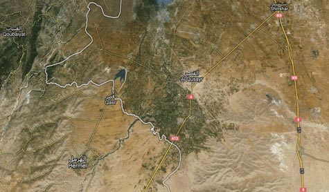 مدينة القصير بين فكي كماشة