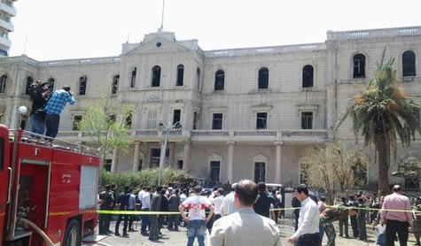 انفجار يهز ساحة المرجة وسط دمشق 