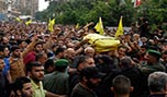 تشييع الشهيد المجاهد حسين عبد اللطيف مونس في روضة الشهيدين