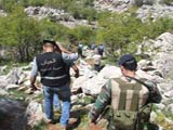 فريق من اليونيفيل والجيش اللبناني يتفقد مكان الخرق الإسرائيلي في مزارع شبعا