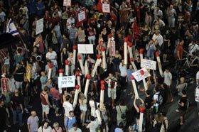 10 آلاف يتظاهرون ضد مشروع وزير المالية الإسرائيلي