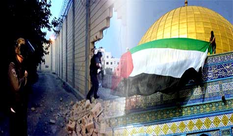 اختراق الجدار العازل شرق القدس المحتلة
