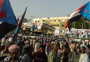مليونية سابعة للحراك الجنوبي في 
عدن
