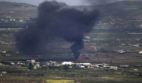 الجيش السوري يدمر آلية إسرائيلية بمن فيها