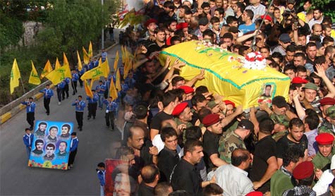 حزب الله يشيع شهداء الواجب الجهادي