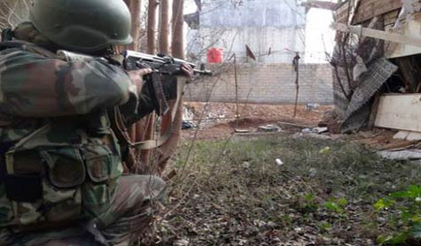 عملية عسكرية للجيش السوري في بساتين برزة بدمشق