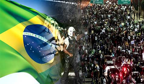 تواصل الاحتجاجات في البرازيل