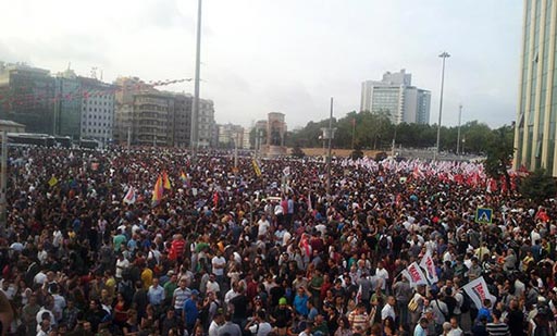 تجدد التظاهرات في انقرة واسطنبول 