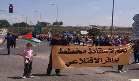 الداخل الفلسطيني ينتفض بمواجهة مخطط &rsquo;برافر&rsquo;