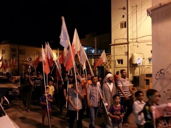 استمرار التظاهرات البحرينية في شهر رمضان