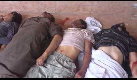 مجزرة جديدة بحق المدنيين بحمص