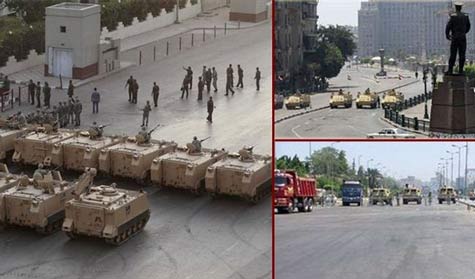 اغلاق منافذ القاهرة بوجه أنصار مرسي ومعارضي مبارك


