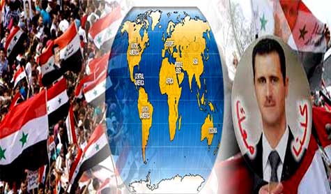 احتجاجات تنديداً بالعدوان المحتمل على سوريا