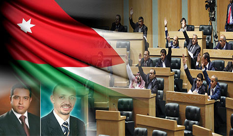 اطلاق نار تحت قبة البرلمان الأردني! 