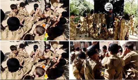 &rsquo;داعش&rsquo; تدرّب الأطفال في دمشق على السلاح