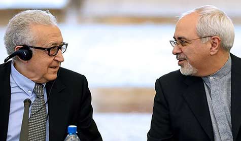 الابراهيمي التقى وزير الخارجية الايراني في طهران