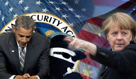 اوباما يكذب على ميركل بشأن التجسس على جوالها 