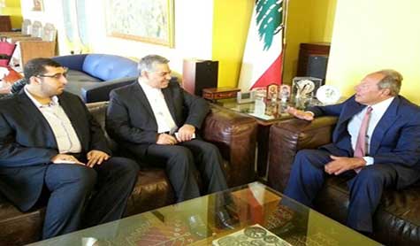 وفد منتدى البحرين الحقوقي يزور الرئيس لحود&lrm;