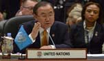 بان كي مون يؤكد سعي الأمم المتحدة إلى عقد &rsquo;جنيف 2&rsquo; قبل نهاية العام