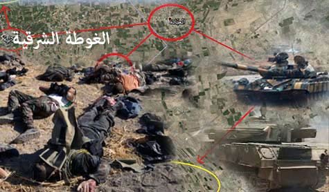 مقتل عشرات المسلحين في معارك ضارية بالغوطة الشرقية 