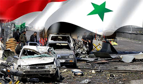 
شهداء وجرحى في تفجير إنتحاري بدمشق