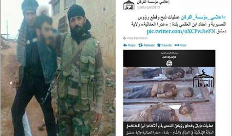 رؤوس السوريين تعلق في الأسواق