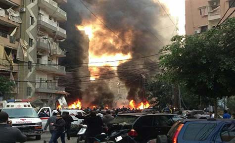 انفجار في حارة حريك