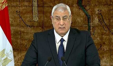 عدلي منصور يعدل خريطة المستقبل المصرية 