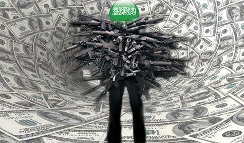 السعودية انفقت 59.6 مليار دولار على التسلح عام 2013!
