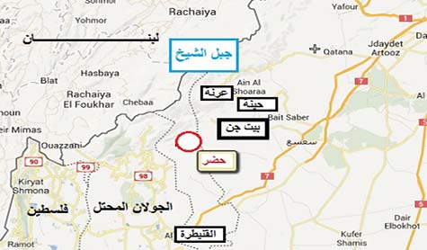 دوي انفجارات كبيرة في منطقة جبل الشيخ