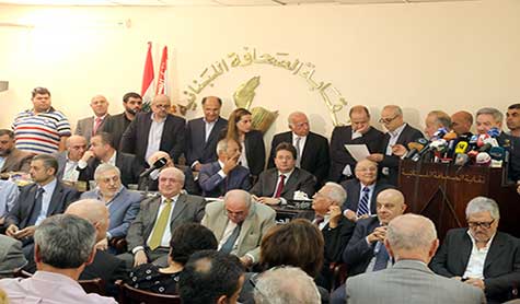 نقابة الصحافة اللبنانية تحشد تضامناً مع الاعلام الحر