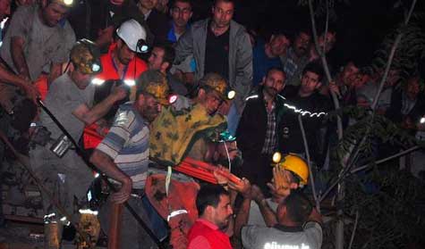 جرحى بصدامات مع الشرطة التركية بعد حادث المنجم 