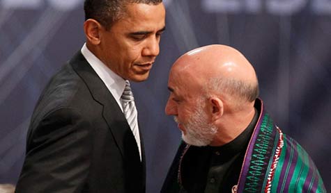 كرزاي يرفض لقاء أوباما خارج القصر الرئاسي الافغاني