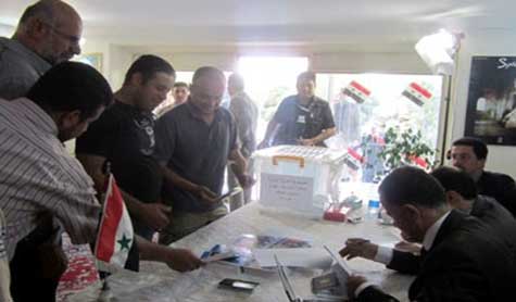 انطلاق الانتخابات الرئاسية السورية في المهجر