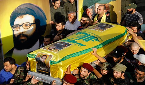 حزب الله يشيع الشهيد حسين بديع محمود