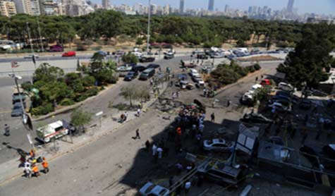 الطيونة تنفض غبار التفجير الانتحاري 