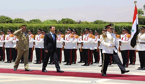 مراسم احتفالية باداء الرئيس الأسد اليمين الدستورية