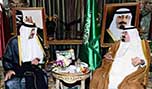الملك السعودي يلتقي أمير قطر في جدة