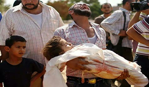 العدوان الصهيوني على غزة في يومه الـ25 