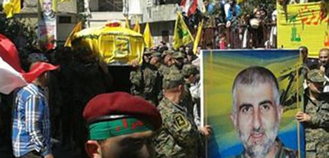 حزب الله يشيع الشهيد ابراهيم الحاج في مشغرة 