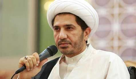الشيخ سلمان يوضح حقيقة التواصل مع النظام البحريني
